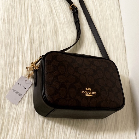 New💃Coach Jes CrossbodyBag In Signature Canvas - Picture 8 of 10